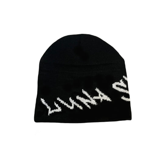 LUNA BEANIE - SORT/HVID